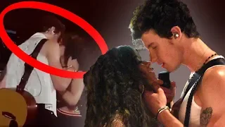 We are not okay! Shawn Mendes & Camila Cabello finally kiss onstage during 'Señorita'!