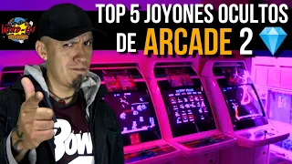 TOP 5 JOYAS OCULTAS DE ARCADE 2💎 | Videojuegos Arcade (Maquinitas) de los 80s y 90s | Wirdo TV
