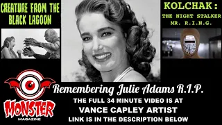 MONSTER MAGAZINE Remembering Julie Adams promo