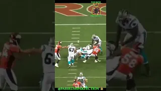 Denver Broncos DeMarcus Ware pass rush - 45° lean around the edge