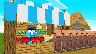 【マイクラ】1週間「借金」を返すためにお店を開いた結果！？