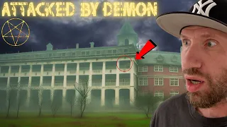 (DEMON ENCOUNTER!) ATTACKED BY EVIL ENTITY INSIDE HORRIFYING ABANDONED HAUNTED RITUAL ASYLUM