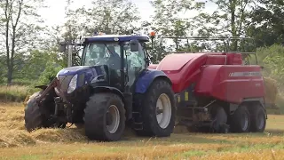 Baling 2023 - Cumbria - New Holland T7070 BLUE POWER + New Holland 8970