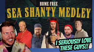 First time HOME FREE Sea Shanty Medley REACTION | I honestly can't get enough of these guys!