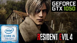 GTX 1050 - Resident Evil 4 Remake DEMO | Intel i5 7300HQ | PC Performance Test Benchmark