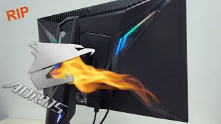 My Gigabyte Aorus AD27QD monitor just EXPLODED!