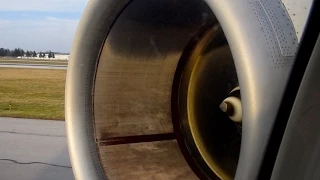 Delta MD-90 Engine View - Full Flight Video [HD]