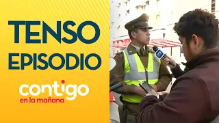 "¡PERO SI NO TIENE LICENCIA!": El tenso episodio de motorista en fiscalización -Contigo en la Mañana