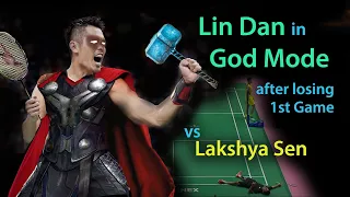 Lin Dan in God Mode after losing first game vs Lakshya Sen 2018 Thomas cup final