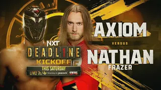 Axiom vs Nathan Frazer | WWE NXT Deadline Kickoff 12/09/23