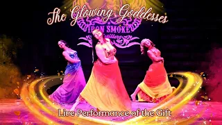 Belly Dancing with Veils to The Gift by Raul Ferrando (Performed Live by the Glowing Goddesses Trio)