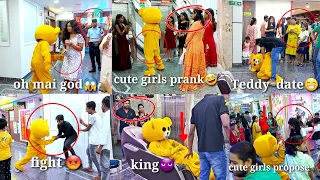 Teddy bear prank on big shopping mall & crazy reaction🤣#teddy03 #teddybear#funny #comedy #berhampur