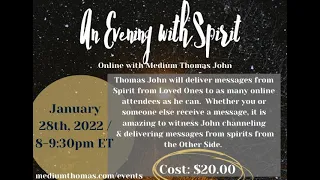 Thomas John Psychic Medium Brings a Brother with a Loving Message