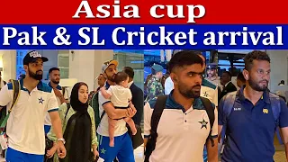 Pakistani & Sri Lankan Cricket teams arrived in Colombo for Asia cup