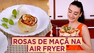 Na Airfryer: TORTINHA DE ROSAS DE MAÇÃ - Cozinha do Bom Gosto - Gabi Rossi