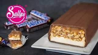 Riesen Snickers Riegel / Giant Snickers Bar / Galileo Rezept / Sallys Welt