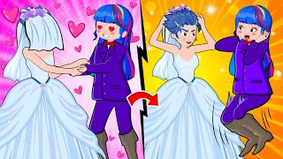 BODY SWAP?! Who is Really Poor Princess Lisa? Strange Wedding | Hilarious Cartoon Compilation