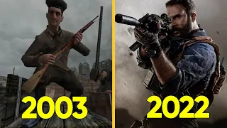 Evolution of Call of Duty Main Series Games (2003 - 2022)