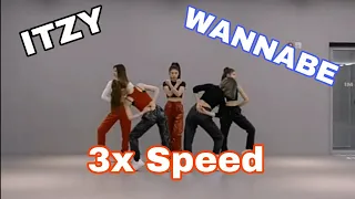 ITZY- WANNABE (3x SPEED) [DANCE MIRRORED]