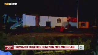 Tornado rips through mid-Michigan towns
