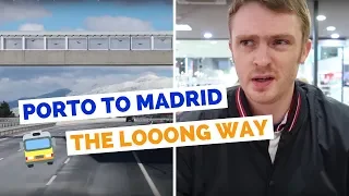 Porto to Madrid Bus Ride | Spain Travel Vlog