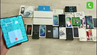 Search For Samsung S22 Among Boxes with Phones and Ringing Alarm Clocks & Timer