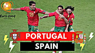 Portugal vs Spain 1-0 All Goals & highlights ( UEFA Euro 2004 )