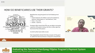 Evaluating the Pantawid Pamilyang Pilipino Program's Payment System by Ms. Kris Ann Melad