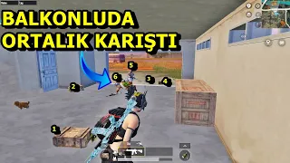 BALKONLUDA NELER OLDU NELER ! SOLO VS SQUAD PUBG MOBİLE