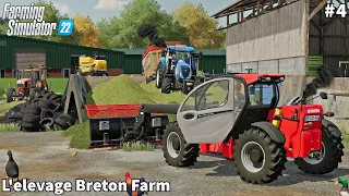 Feeding Animals, Soil Preparation, Picking up Grass For Silage │L'Elevage Breton│FS 22│Timelapse#4