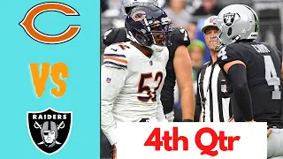 Las Vegas Raiders vs. Chicago Bears  Full Highlights HD 4th QTR | NFL Week 7, 2023