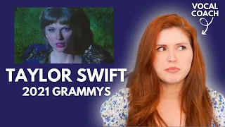 TAYLOR SWIFT I 2021 Grammy Awards I Vocal Coach Reacts!