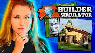 Я  ПОСТРОИЛА РЕАЛЬНЫЙ ДОМ В СИМУЛЯТОРЕ СТРОИТЕЛЯ! // Builder Simulator