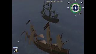 Fighting the Flying Dutchman - Pirates of the Caribbean (2003)