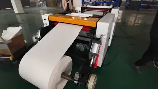 BINBAO SCN-800 Paper Jumbo Roll Cross Cutting Sheeting Machine For Printing Packaging Industry