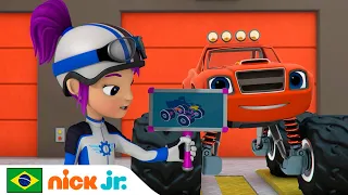 Blaze e os Monster Machines | A Gabby salva o dia! | Nick Jr. em Português