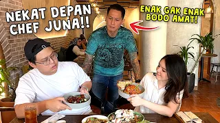 REVIEW MASAKAN CHEF JUNA DEPAN ORANGNYA !! KALO GAK ENAK BODO AMAT !!