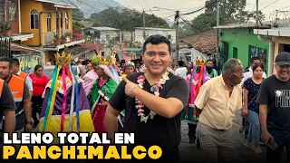 IMPRESIONANTE PROCESIÓN DE FLORES Y PALMAS EN PANCHIMALCO