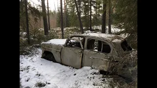 Железная река .Тонны металла в воде и над водой.