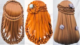 25 charming hairstyle for party wear | open hairstyle for girls | latest hairstyle