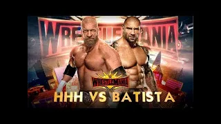 Triple H vs. Batista – No Holds Barred Match WrestleMania 35