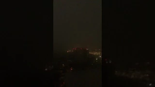 Thunderstorms in Houston, Texas