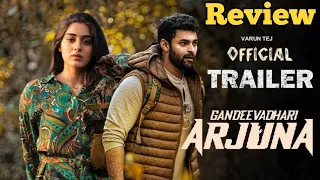 Gandeevadhari Arjuna (Hindi) - OfficialTrailer | Varun Tej | Praveen Sattaru |Sakshi Vaidya | Review
