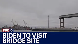 Biden to visit Francis Scott Key Bridge site | FOX 5 News