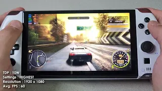 GPD WIN 4 (Ryzen 6800U) Game test - Need for Speed Most Wanted (2005)