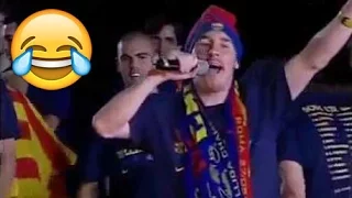 FC Barcelona Funny Moments · Part I · Periscope, Drunk Messi, Shakira & More · Funniest Moments