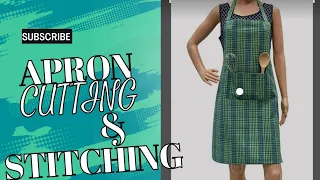 apron ki cutting and stitching // apron video