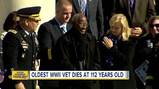 Oldest WWII veteran, Richard Overton, dies at 112 years old