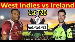 IRE vs WI 1st T20 2020 Highlights | Ireland vs West Indies 1st T20 Highlights Live