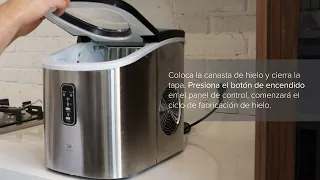 ¿Cómo usar la máquina de hielos Avera?